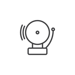 School Bell line icon