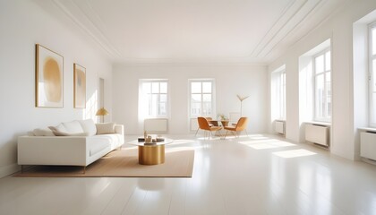 Fototapeta premium Photo interior modern design room 3d illustration