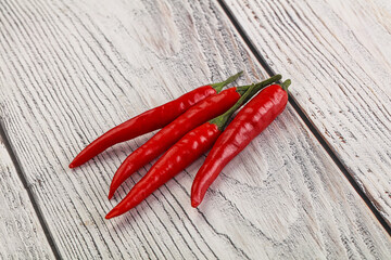 Spice ripe red chili pepper