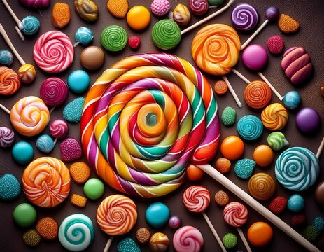 Lutscher, S&uuml;&szlig;igkeiten, bunt