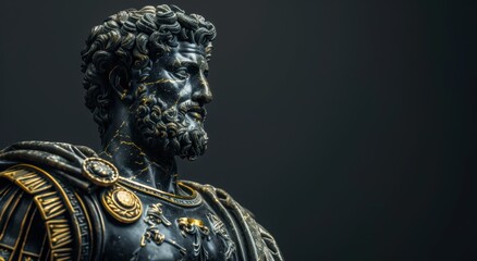 Ornate ancient statue with intricate details