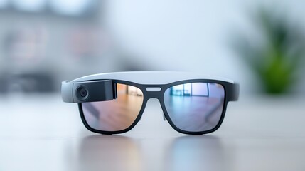 Closeup, digital classroom tools, hightech augmented reality