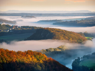 mist over the mountains