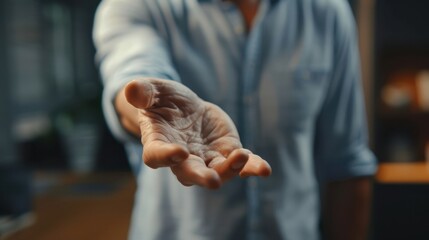The outstretched hand