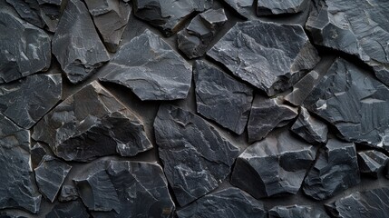 Black Stone Wall Texture