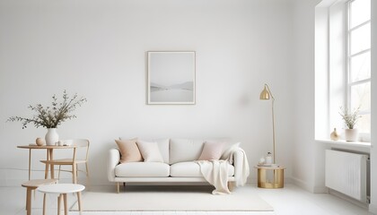 Photo interior modern design room 3d illustration