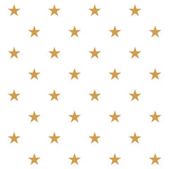 Gold star background. Geometric seamless pattern