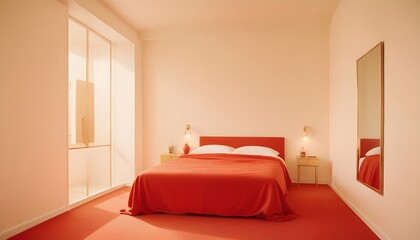 Photo interior modern design room 3d illustration