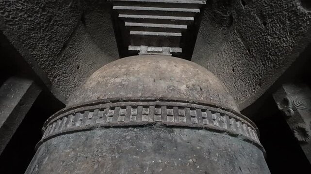 stupa and harmika,  Bedse Cave, Maval taluka, Pune, Maharashtra