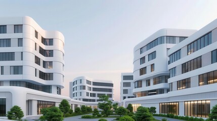 Healthcare city with integrated infrastructure, Futuristic Medical Hubs, Technology issue