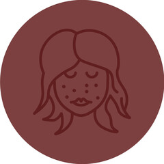 Exfoliation Methods Vector Line Maroon Circle Maroon