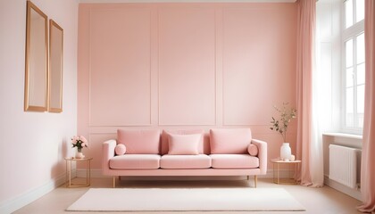 Photo interior modern design room 3d illustration