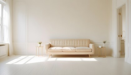 Photo interior modern design room 3d illustration