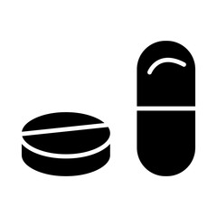 Pill glyph icon