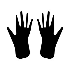 Obraz premium Surgical Gloves glyph icon