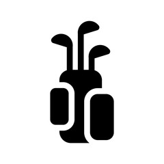 Golf bag icon vector illustration graphic design