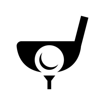 black golf club ball tee clip art preview