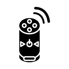 Bluetooth Speaker glyph icon