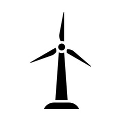 Wind Turbine glyph icon