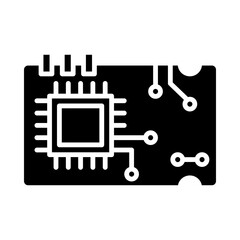 Circuit Board glyph icon