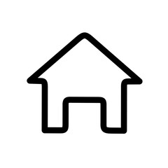 home icon vector with simple design. menu icon