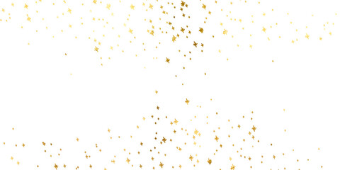 Gold Foil gold splatter, glitter Gold, stroke Gold on transparent background.Festive background with gold glitter and confetti for celebration with glowing golden particles.