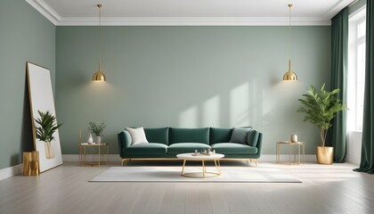Photo interior modern design room 3d illustration