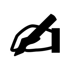 Writing icon vector illustration graphic design