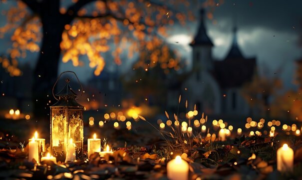 All Saints' Day with church services and candlelight vigils on November 1st
