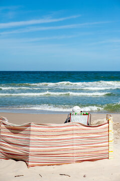 Baltic sea at day in Poland