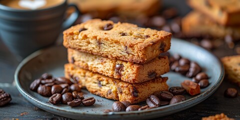 National Biscotti Day biscotti with coffee, September 29th