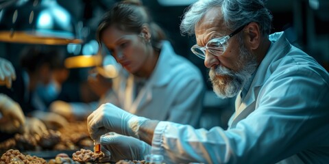 Pathologists examining tissue samples, emphasizing the importance of pathology in diagnosis
