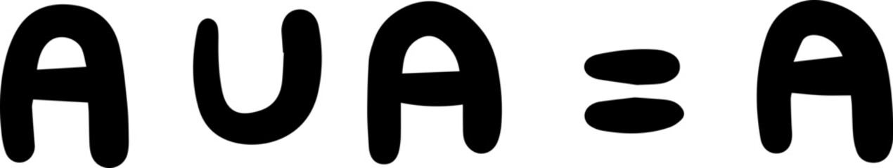 Law of the algebra of sets