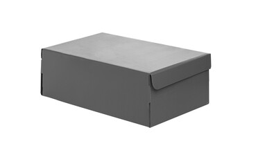 Cardboard box isolated on a  transparent background