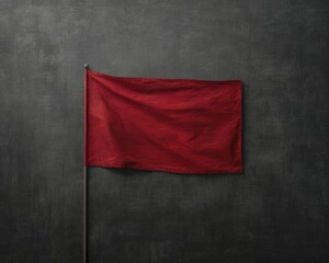 Red flag symbolism showcases the impactful and significant role of red flags in artistic expression.