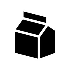Box of milk icon vector illustration graphic design