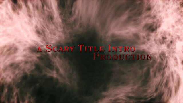 Scary Horror Grunge Title Intro