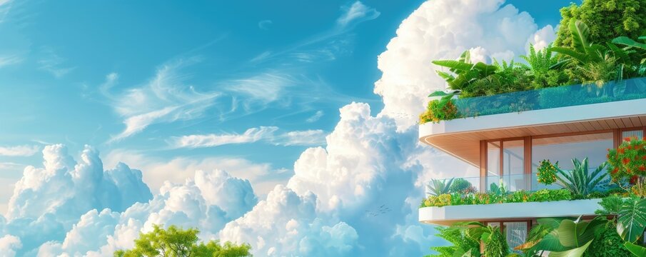 Corporate green initiatives, eco-conscious company projects, watercolor style