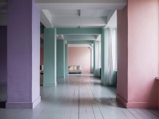 corridor in an building