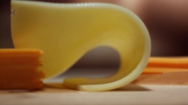 Chese Falling on Board in Super Slow Motion (1000fps)