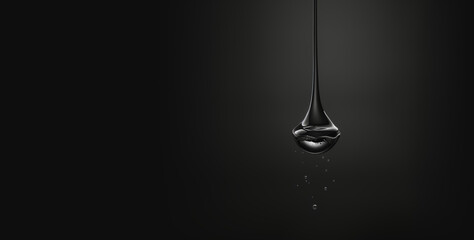 Water Drop Macro Monochrome Wallpaper