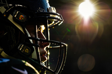 Dynamic expressive Generative AI picture american football soccer rugby sports competition match