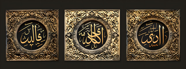 islamic arabic calligraphy wall decoration