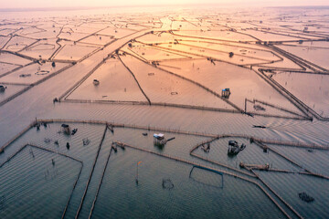 Aerial view of Chuon Lagoon,Thua Thien Hue, Vietnam