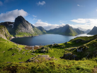 lake in the mountains