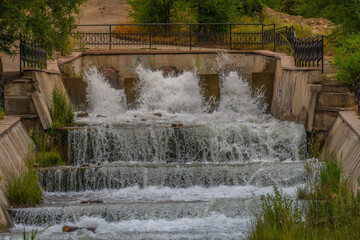waterfall in the park