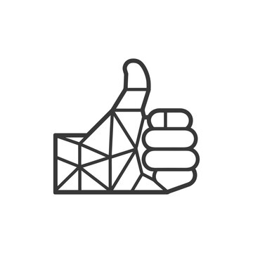 recommend clip art: thumbs up giving a positive review