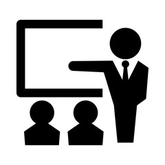 Business Presentation icon vector illustration graphic design