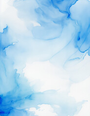 Obraz premium blue sky background - abstract light blue color background - Generative AI