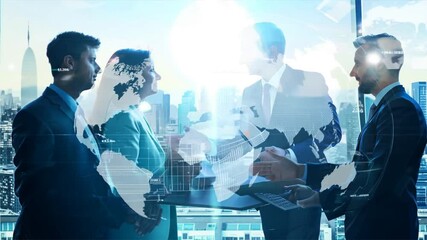 Collaborative Montage of People Working Together - Powered by Adobe